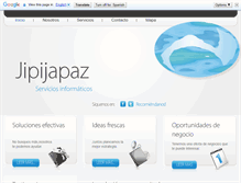 Tablet Screenshot of jipijapaz.net